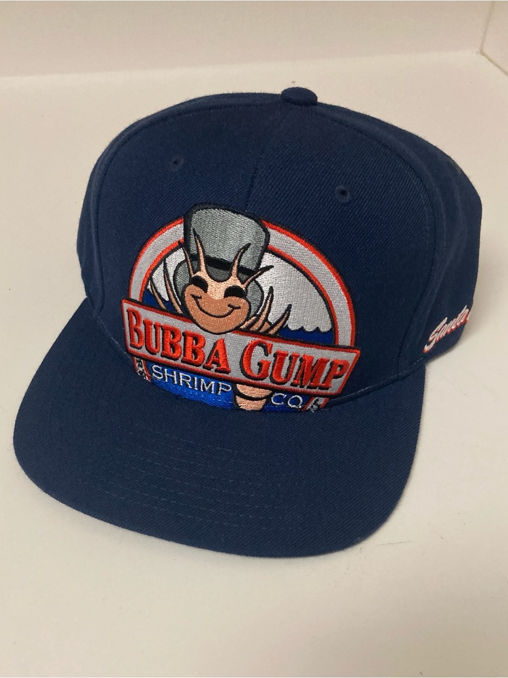 Bubba Gump Shrimp Co Mitchell & Ness Snapback Hat Cap Adult Embroidered